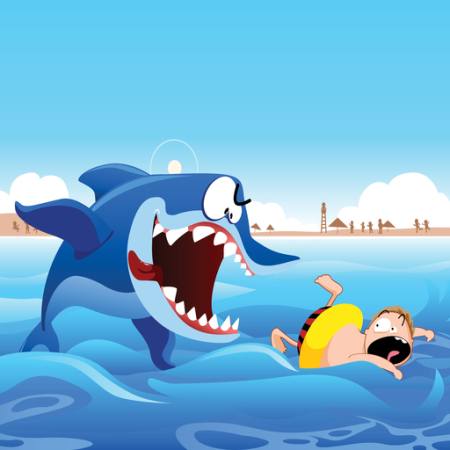 köpekbalığı, yüzme, adam, saldırı, plaj, kum, deniz, su Zuura - Dreamstime