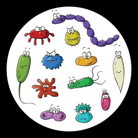 böcekler, mikroskop, balçık, virüs Dedmazay - Dreamstime