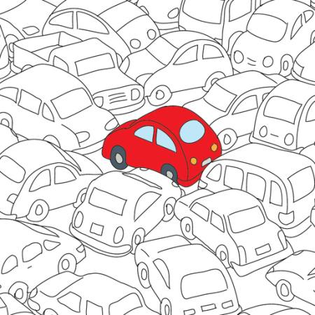 kırmızı, araba, reçel, trafik Robodread - Dreamstime