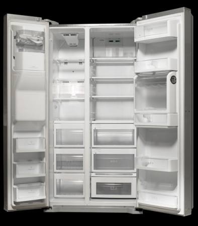 buzdolabı, soğuk, açık, mutfak Lichaoshu - Dreamstime