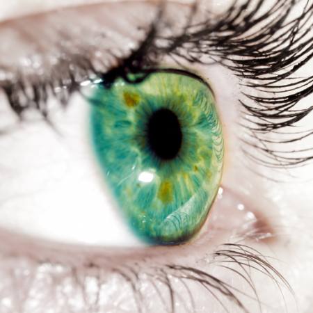 Yeşil, göz kapakları, göz Goran Turina - Dreamstime