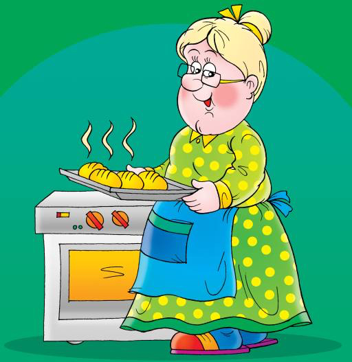 ekmek, fırın, aşçı, soba, yeşil, eski, büyükanne Alexey Bannykh (Alexbannykh)