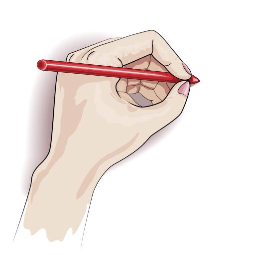 El, kalem, yazma, parmaklar, kalem Valiva