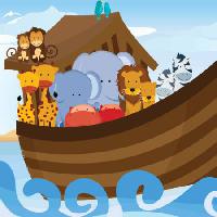 Pixwords Görüntü tekne, Noah, su, hayvanlar, deniz Artisticco Llc - Dreamstime