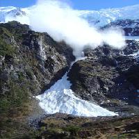 doğa, kar, sis, dağ, dağlar, valey Bb226 - Dreamstime