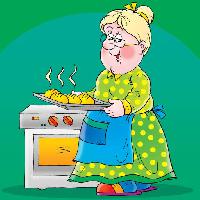 Pixwords Görüntü ekmek, fırın, aşçı, soba, yeşil, eski, büyükanne Alexey Bannykh (Alexbannykh)
