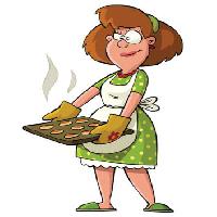 Pixwords Görüntü sıcak aşçı, kek, anne, anne, Dedmazay - Dreamstime