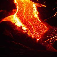 Pixwords Görüntü lav, volkan, kırmızı, sıcak, ateş, dağ Jason Yoder - Dreamstime