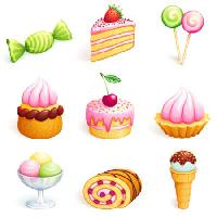 Pixwords Görüntü kek, tatlılar, şeker, dondurma, kek Rosinka - Dreamstime